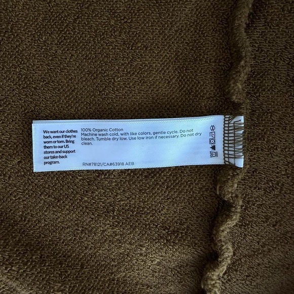 Eileen Fisher Brown Hooded Jacket - Picture 6 of 6